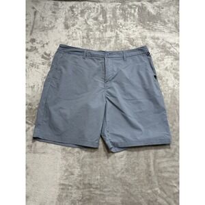 Quiksilver Shorts Men's Size 36 Gray Amphibian 4 Way Stretch Pockets Swim EUC
